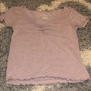 Striped American Eagle tee